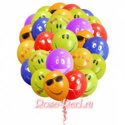 Шары гелиевые Смайлики